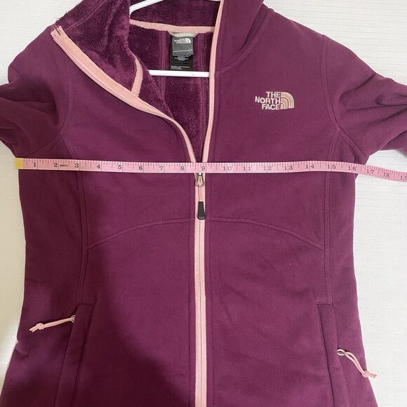 The North Face Womens Full Zip Soft Shell Fleece Lined Size XS Small Cranberry - Picture 6 of 8
